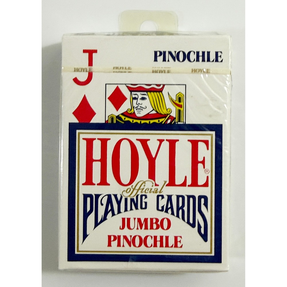 Hoyle Playing Cards Blue Jumbo Pinochle Deck‎ Sealed New